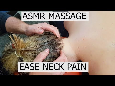 [ASMR] Ease Neck Pain with this neck and upper back massage