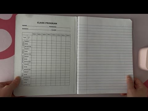 ASMR Flipping Through A Composition Book (No Talking)