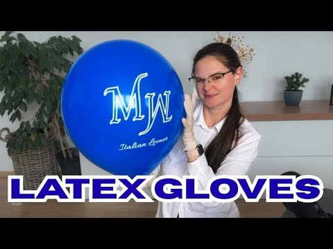 This Should NOT Work -  ASMR Blue Balloons w Latex Gloves
