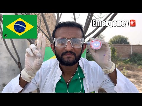 ASMR Cranial Nerve Examination Outdoor In Brazil 🇧🇷 