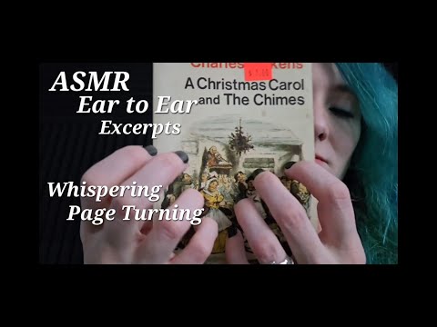 Ear to Ear Excerpts (Whispering, Page Turning, Tapping)(ASMR Storytime)(Christmas Carol)