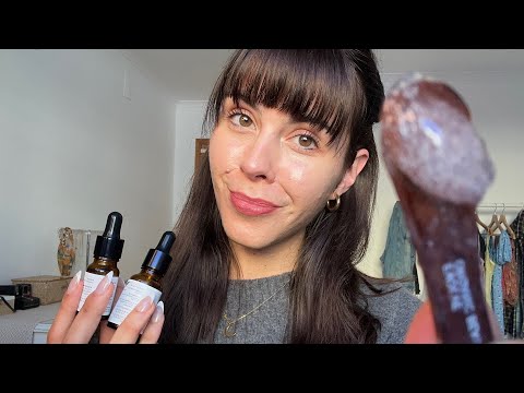 ASMR soothing skincare & spa treatment☁️(layered sounds + personal attention)