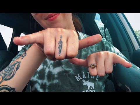 Rainy Day ASMR 🌧️ Hypnotic Hand Movements | Soft Spoken Lofi in a Car