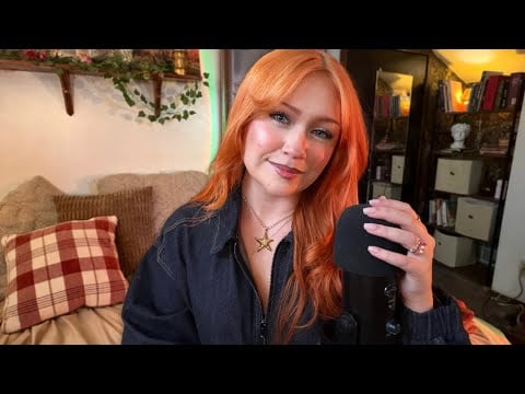 ASMR Close Whispered Life Update ☀️ (Fire Crackling, Rambling)