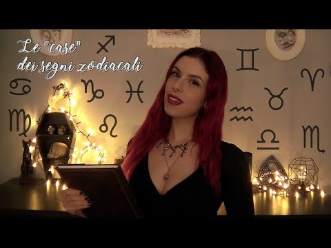 ASMR Le "case" dei segn zodiacali (lettura sussurrata ita)