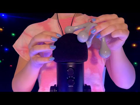 ASMR - Massage Tool & Microphone Rubbing [No Talking]