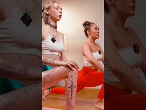 Pilates inspired stretch routine by Kristina and Olga #stretching