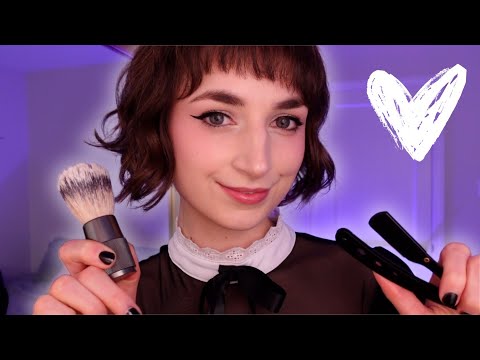 ASMR | Adoring Maid Shaves Your Beard 🪒 personal attention roleplay