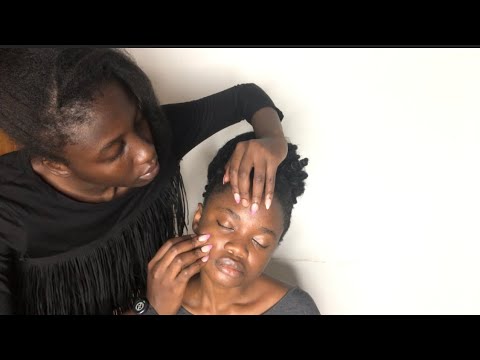 ASMR TINGLING FACE TOUCHING AND NITPICKING FOR DEEP SLEEP 😴 