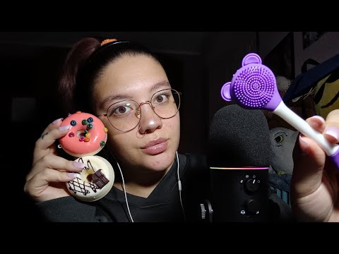 MIC TEST ZEALSOUND K66 PLUS (MIC SCRATCHING, WHISPERING, TAPPING e VISUAL TRIGGERS) 😴💜 | ASMR ITA