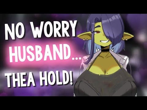 Cute Goblin Wife Cuddles Your Worries Away 💕 [ASMR | Comfort for Self-Doubt | Breathing | Sleep-Aid]