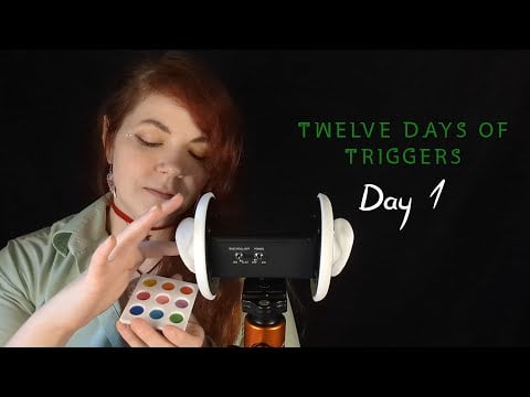 ASMR - Finger Ear Cleaning - No Gloves, Soft Spoken - Day 1 of 12 Days of Triggers