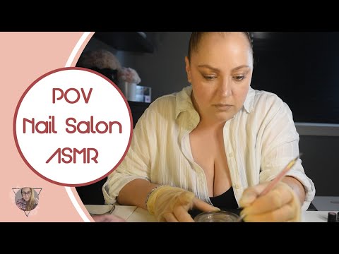 * ASMR * POV: You're at my nail salon / Nail tech / Nail design / Manicure /