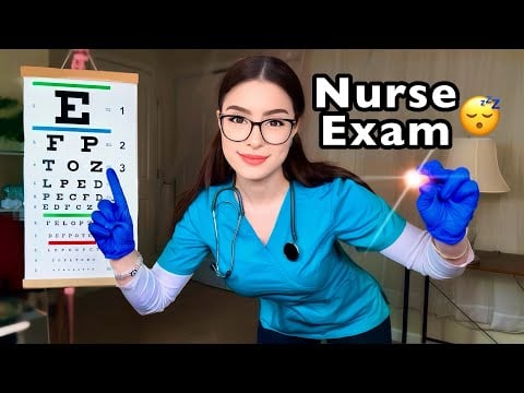 ASMR Nurse Exam in Bed 🩺 Relaxing Medical Roleplay For Deep Sleep 😴