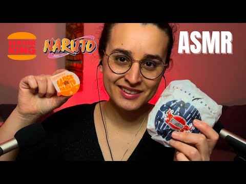 ASMR | MUKBANG BURGER KING/NARUTO ( Mon avis ? ) 🍔