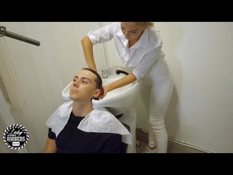 Gentle ASMR Head Massage by Barber Lady Irene for Men