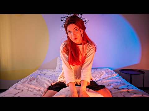 🍀 ASMR Scratching Pillow, goosebumps sounds in my bedroom 🏡