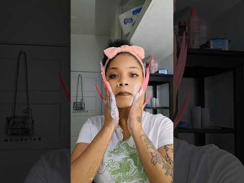 how i get ready with long nails at 5am😳 #shorts #asmr
