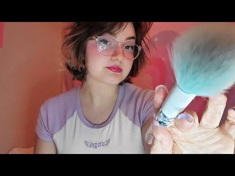 ASMR Lens Brushing and Soft Speaking