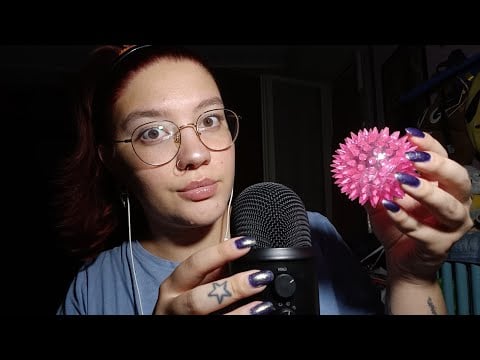 MASSAGE BALL FOR SLEEP (FALL ASLEEP IN 10 MINUTES) 😴💜 | ASMR ITA