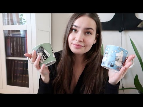Svensk Asmr 🇸🇪 | Komplett samling av Muminmuggar från 90-talet