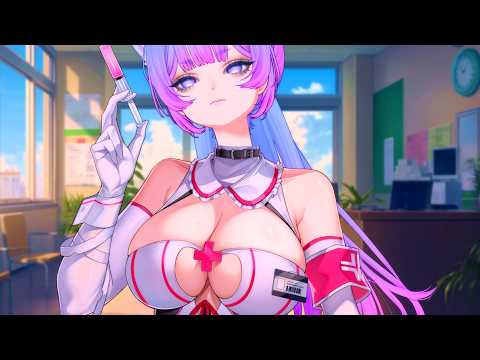 [ASMR] Salty Nurse Fixes Your Ears | Sticky Tape, Scissors, Ear Cleaning