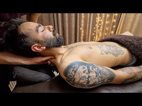 Relaxing ASMR Massage | Gentle Techniques for Face, Chest, Neck & Belly