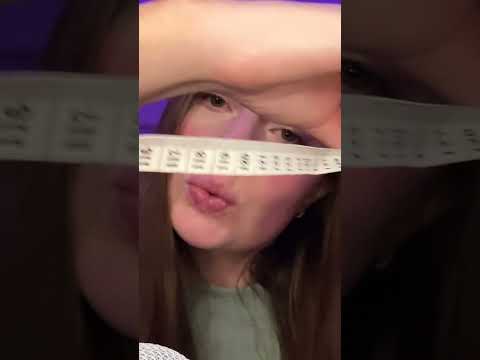 ASMR Measuring You #asmr #relax #visualtingle #asmrrelaxation #tingles