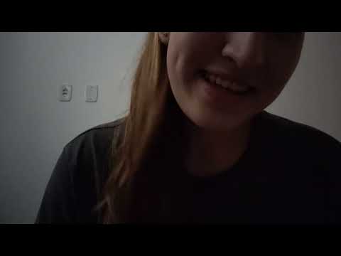 ASMR mostrando meus desenhos ;)