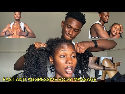 ASMR Sensitive, Fast & Aggressive Feet Tickling |Body Massage, Scalp Scratch & Pimple Popping