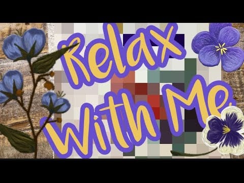 ASMR Visual & Sound Triggers: Vintage Flowers Sticker Puzzle #802