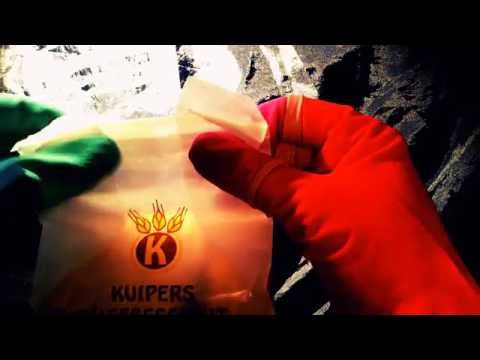 RUBBER GLOVES  with cinnamon rusk eating sounds [[ASMR]]