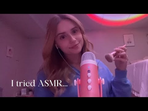 I tried ASMR for the first time…
