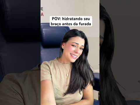 POV: hidratando seu braço antes da furada #asmr #humor #comedia #funny