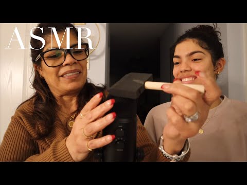 Mom tries ASMR