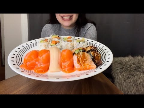 ASSORTED SUSHI ASMR EATING *NO TALKING*