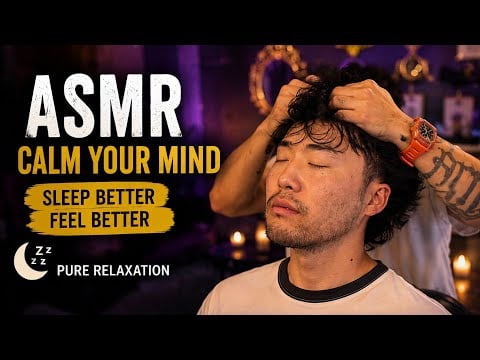 THE WORLD'S MOST INTERESTING BARBER EXPERIENCE | First Foot Massage Then Asmr HEAD Massage