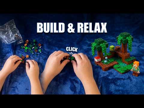 ASMR Minecraft Lego Relax with this Minecraft Swamp Build