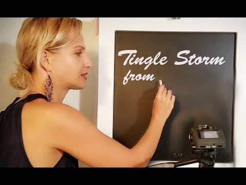 Tingles GUARANTEED! ASMR Chalkboard Czech Teacher Role Play