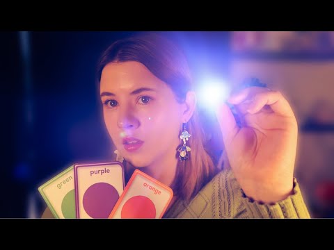 ASMR Color and Light Perception Exam Role Play (Soft Spoken, Personal Attention, Lights, Questions)