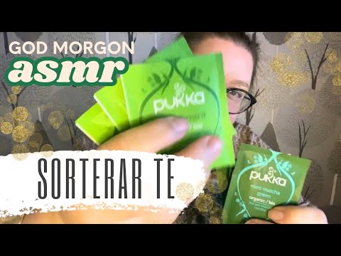 ASMR på svenska: Jag sorterar mitt te 🫖