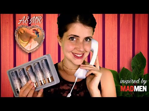 ASMR deutsch | 60s ROLEPLAY Wir testen Lippenstifte | Mad Men inspired | Mouth sounds (german)