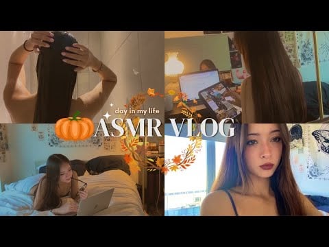ASMR Realistic Day in My Life Vlog 🍂(Super Close-Up Voiceover)