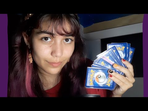 ASMR - cartinhas pokémon! *tapping* *talking*
