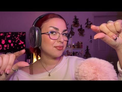 Classic ASMR ☆ negative energy plucking & cutting (mouth sounds)