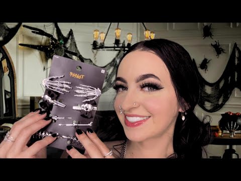 [ASMR] Putting Halloween Clips In Your Hair | Overlay Sounds | Whispered