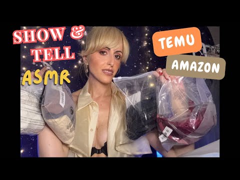 ASMR Lo SHOW & TELL più RILASSANTE DI SEMPRE!👗✨🛍️TEMU•AMAZON- Marzia asmr