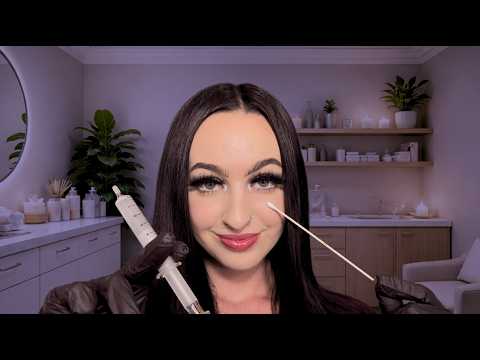 [ASMR] Glass Syringe Facial Treatment | Whispered