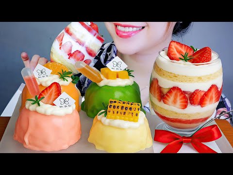 ASMR Super cute crepes , EATING SOUNDS | LINH-ASMMR
