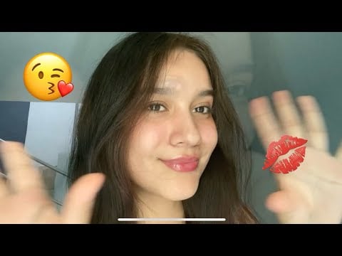 ASMR/ Te doy BESITOS en tu carita 😘❤️